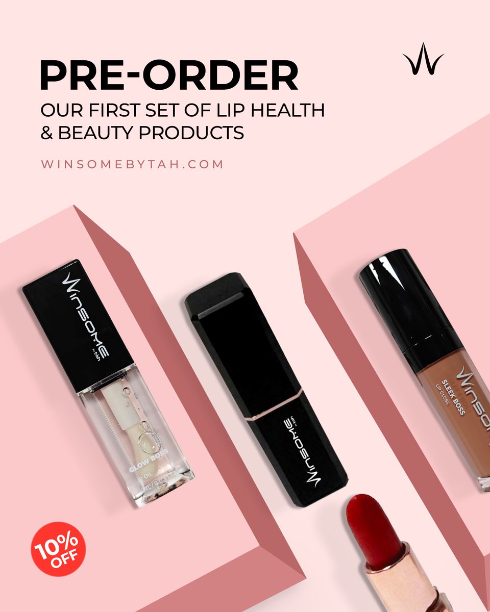 winsomebytah's tweet photo. 💋 THE WAIT IS OVER! 💄

Say hello to luscious, healthy lips,the Winsome way!
Pre-order is now LIVE at https://t.co/X3q59qemdG ✨ https://t.co/n5K0lTAl6b