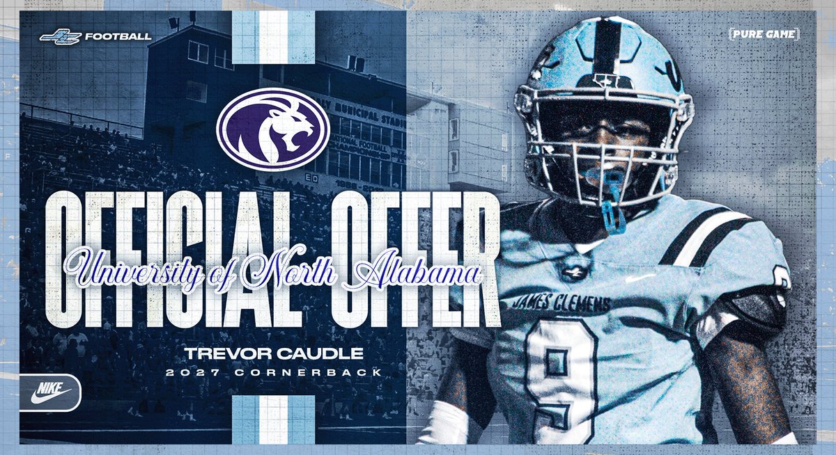 James Clemens Jets Fb (@jcjetsfootball) on Twitter photo Congratulations to 2027 defensive back, <a href="/TrevorCaudle/">Trevor Caudle</a> on his recent offer from UNA!#BuiltOnCountyLine Congratulations to 2027 defensive back, <a href="/TrevorCaudle/">Trevor Caudle</a> on his recent offer from UNA!#BuiltOnCountyLine