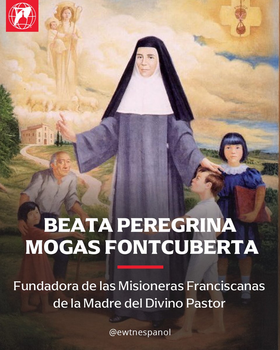 😇 SANTOS Y BEATOS | María Ana (Peregrina)
Huérfana desde niña, fue acogida en Barcelona. A los 23 años siguió su vocación franciscana. Fundó una escuela en Ripoll y, pese a su salud frágil, su obra creció en España. Murió a los 59 años
