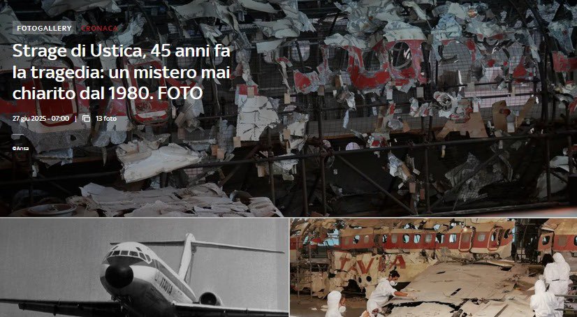 piumigliore1's tweet photo. @mariobianchi18 #Ustica
Tornammo a casa e sentimmo la notizia. Aereo DISPERSO
La mattina successiva, dopo una notte trascorsa a Ciampino, si parlava di MIG Libico..
Con il tempo l’aereo ha cambiato nazionalità
Grazie alla dott.ssa Bonfietti, al Giudice Priore e @andreapurgatori
#itavia https://t.co/aa1XQVIuN0