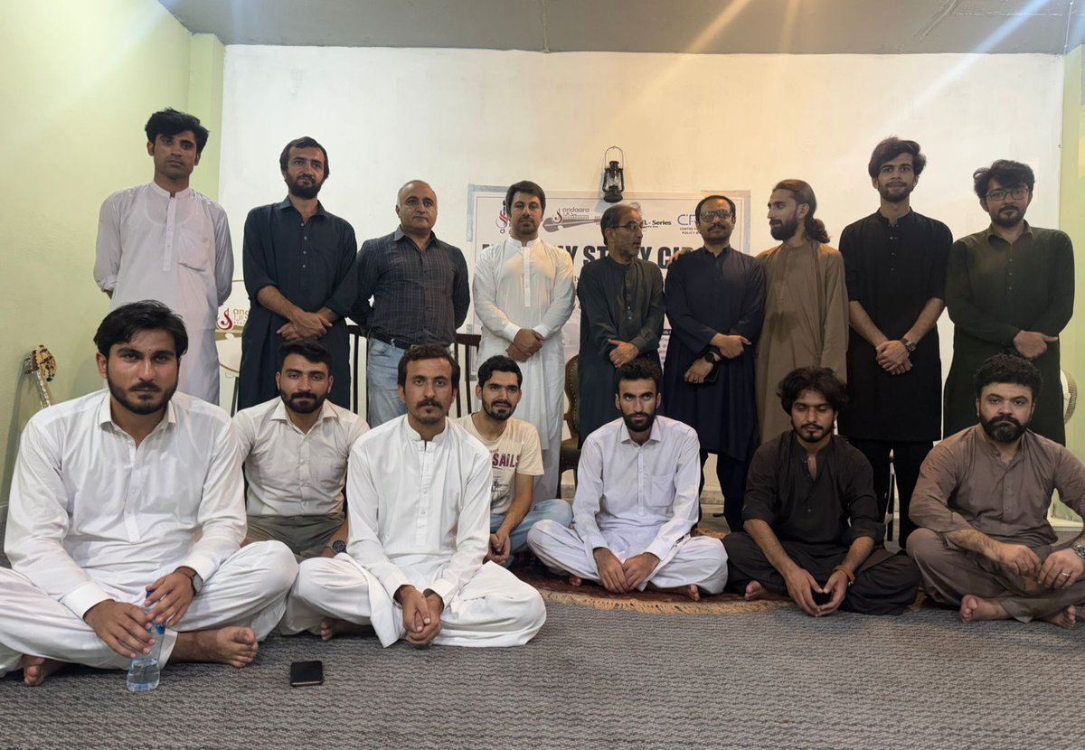 The Study Circle on Pashto Cinema and Music: History, Decline, and Revival concluded with insights by Dr. Hanif Khalil, hosted by Maqsood Maseed, and opening remarks by Mehran Wazir.

The evening ended with a powerful live music performance.

#Pashto #Cinema #Misic
