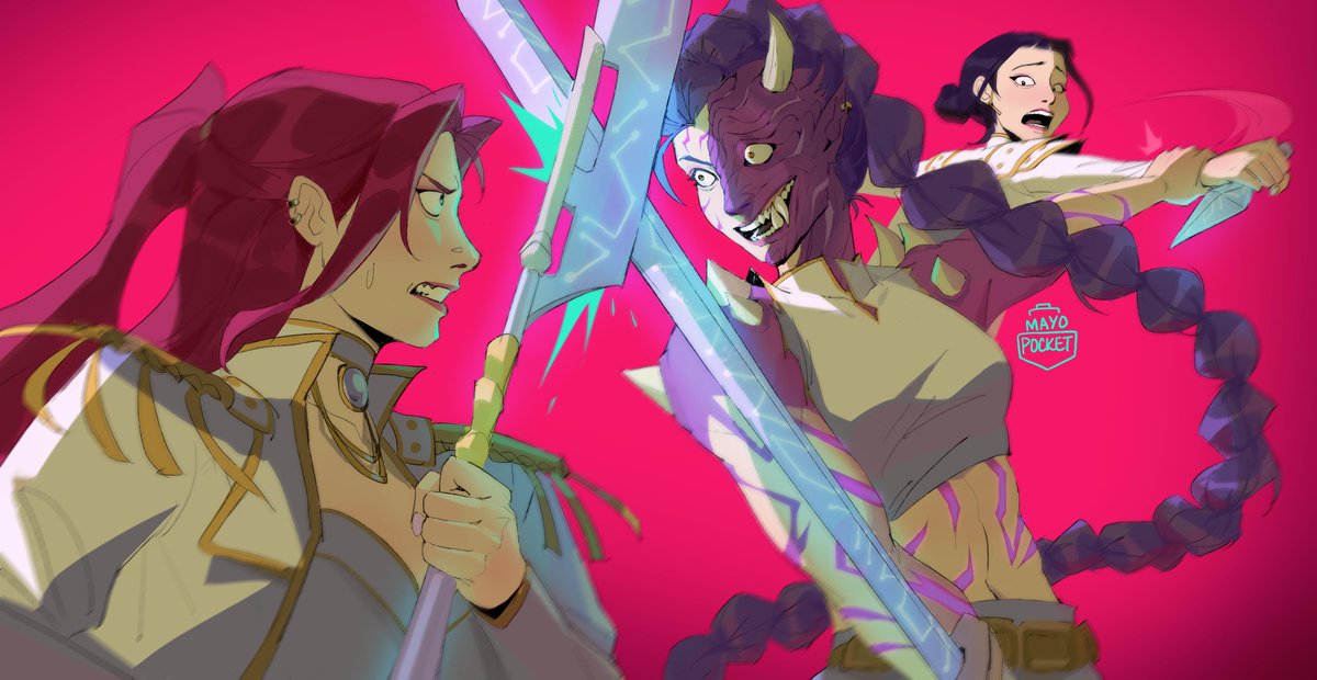 team bonding with the girls 🤼‍♀️
#KPOPDEMONHUNTERS