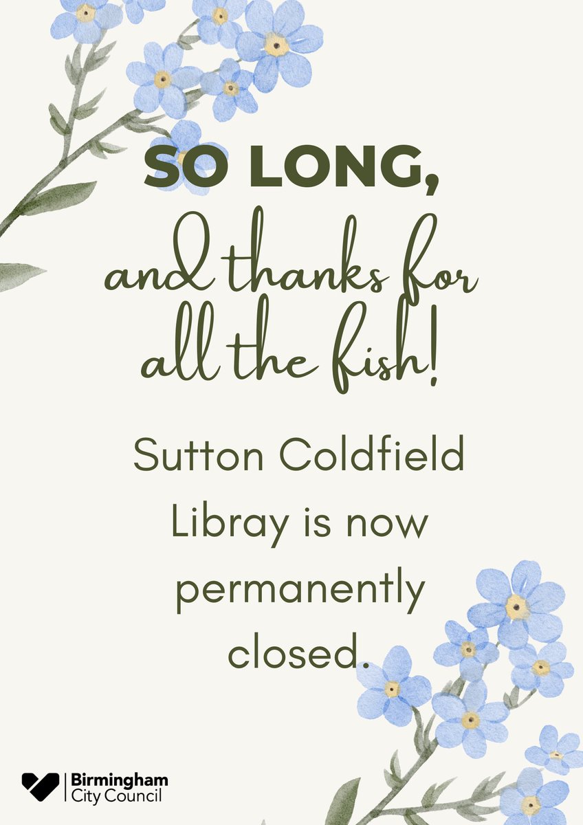 Sutton Coldfield Library tweet media