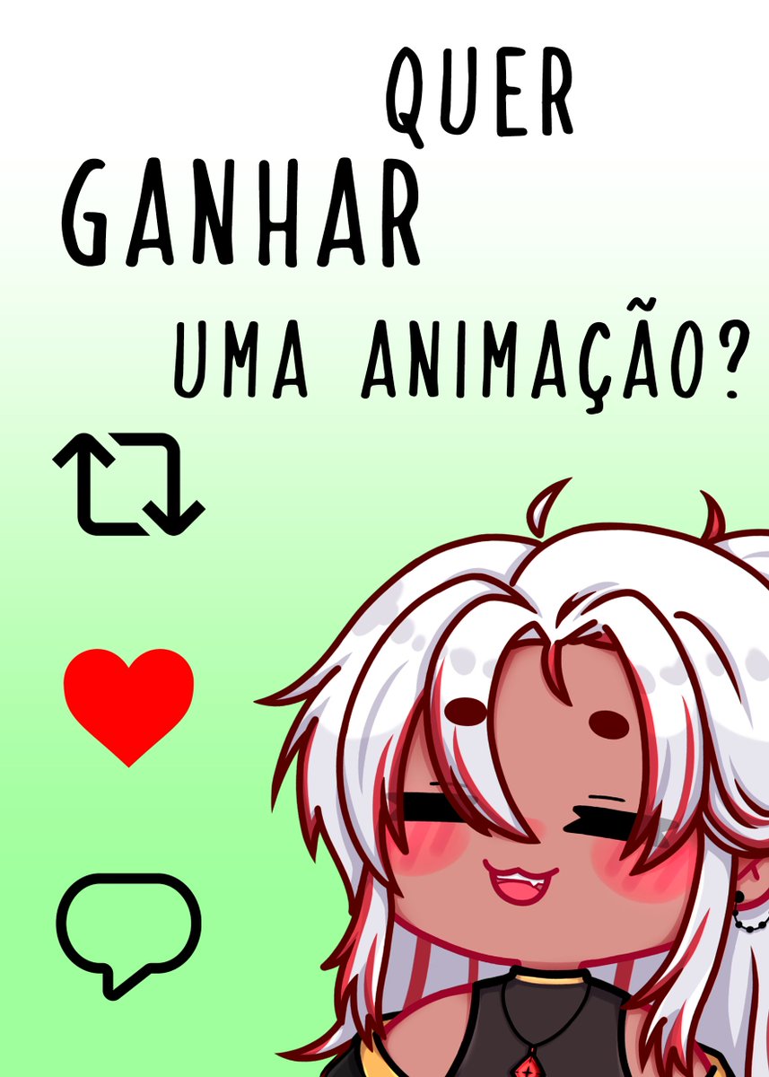 Estrelinhas🦊💕To precisando aumentar meu portfolio de animações, então decidi sortear 5 ANIMAÇÕES totalmente GRATUITAS através desse post de uma arte a sua escolha!!  💕
Para participar basta: 
CURTIR, RT, e COMENTAR a arte que você quer que seja animada junto com seu nome!! 🌻