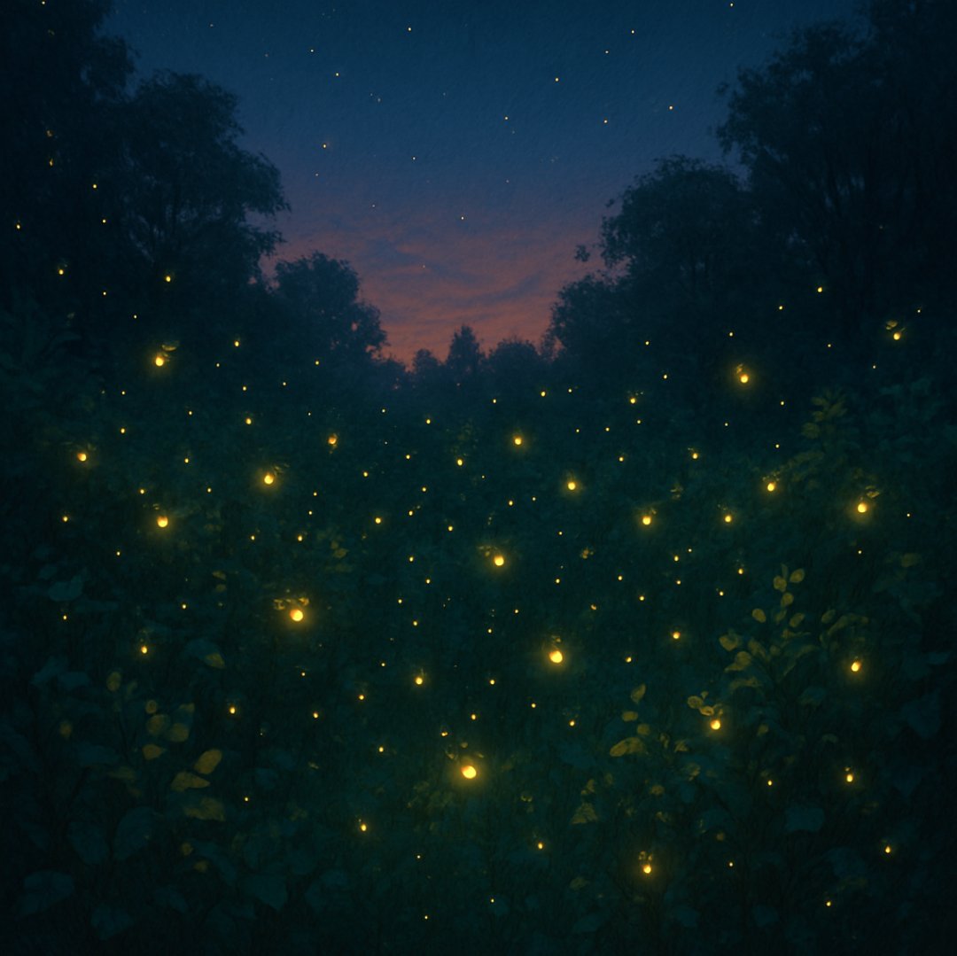 kaktus4307's tweet image. Czerwcowe wieczory ✨ rozświetlają się tańcem robaczków świętojańskich 💫. Migoczą nad łąkami i krzewami 🌿, tworząc magiczny spektakl bez scenariusza i filtra 🌌. Zatrzymajmy się. Oddychajmy. Patrzmy. To lato mówi szeptem światła 💛. #czerwiec #robaczkiświętojańskie