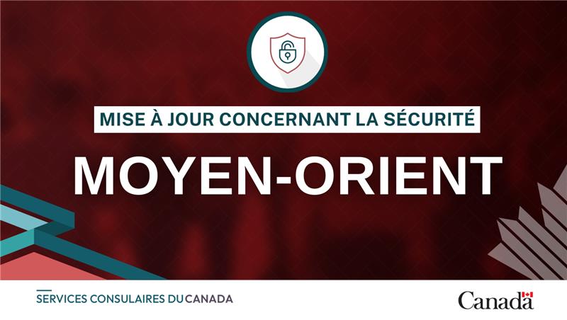 La situation en matière de sécurité au #MoyenOrient demeure imprévisible et pourrait se détériorer considérablement avec un court ou sans préavis. Cela pourrait entraîner des perturbations des transports. Surveillez les médias pour rester informé. Voyage.gc.ca/destinations