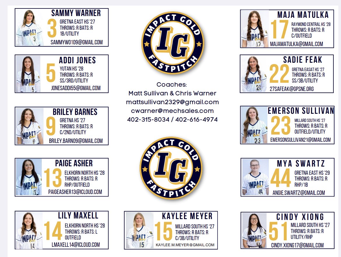 Impact Gold NE 2025 <a href="/ImpactGoldNE/">Impact Gold NE Sullivan</a>