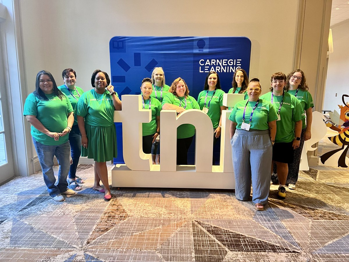 Exciting times for our math team! 🧮✨ Our dedicated teachers attended the Carnegie Learning Math Conference to explore innovative strategies and bring back fresh ideas to the classroom. #MathMatters #CarnegieLearning #TeacherLeaders