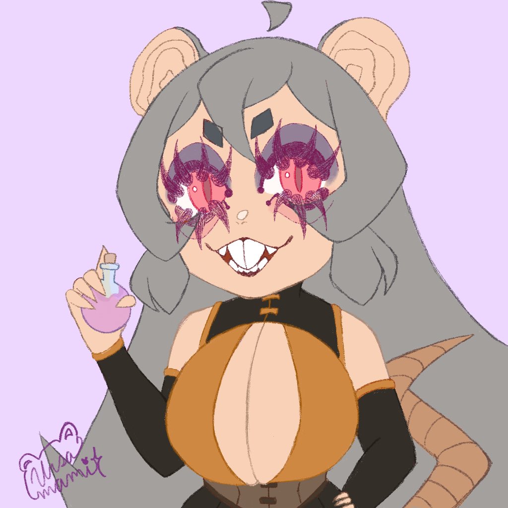ursamamiart's tweet image. da rat hehehe #BooTheART