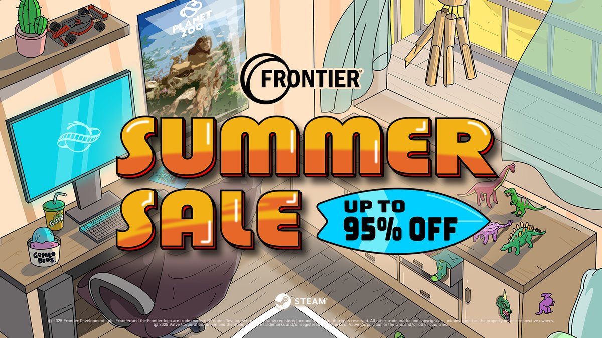 ☀️ Save up to 95% on our library of games in the Steam Summer Sale!

Hurry as the sale ends on 10th July

🔗 fron.dev/x-steamsummers…