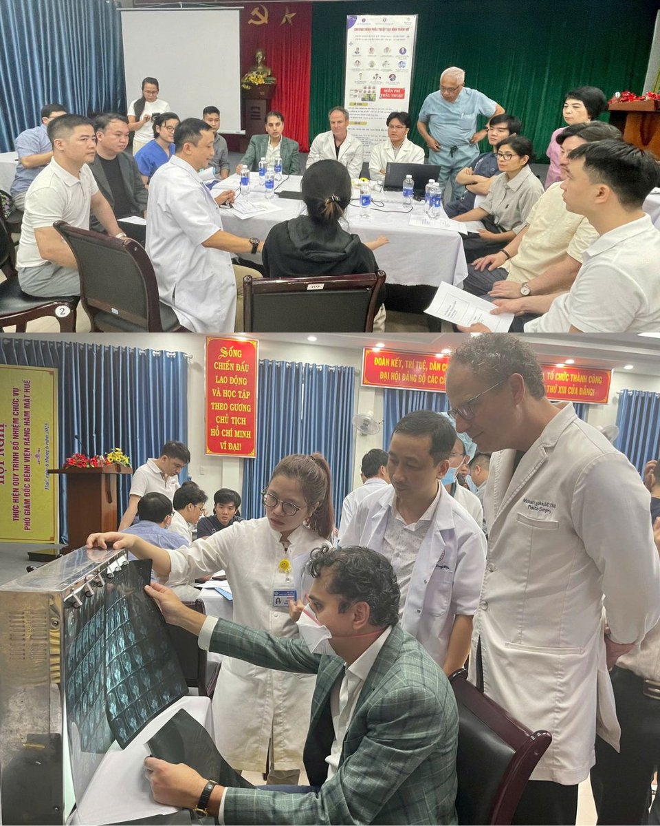 StanfordPlastic's tweet image. 🌍 Dr. Rohit Khosla in Huế, Vietnam with @ReSurge for a craniofacial surgical training trip. Honored to collaborate with our incredible partners there, advancing surgical education and global access to care.
#GlobalSurgery
