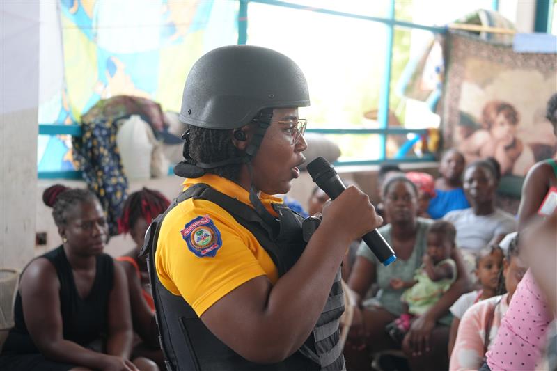 IOM Haiti (@iomhaiti) on Twitter photo Hundreds of women were trained to mediate conflicts and prevent child enrollment by gangs in Port-au-Prince.
Led by <a href="/UQuisqueyaHaiti/">Université Quisqueya</a>, with @UNMigration, <a href="/BINUH_UN/">BINUH</a> and Police communautaire <a href="/pnh_officiel/">PNH</a>, families are regaining hope in violence reduction.
<a href="/UNDPPA/">UN Political and Peacebuilding Affairs</a> Hundreds of women were trained to mediate conflicts and prevent child enrollment by gangs in Port-au-Prince.
Led by <a href="/UQuisqueyaHaiti/">Université Quisqueya</a>, with @UNMigration, <a href="/BINUH_UN/">BINUH</a> and Police communautaire <a href="/pnh_officiel/">PNH</a>, families are regaining hope in violence reduction.
<a href="/UNDPPA/">UN Political and Peacebuilding Affairs</a>