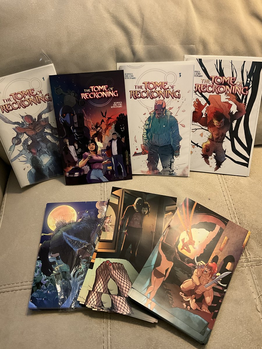 Prints are finally in! I will be fulfilling on my days off. Once again, thank you for your patience. When book four launches soon, I will make sure that campaign runs  as seamlessly as my first two did. 

Just a reminder to all that pledged for book 3- when fulfillment starts on