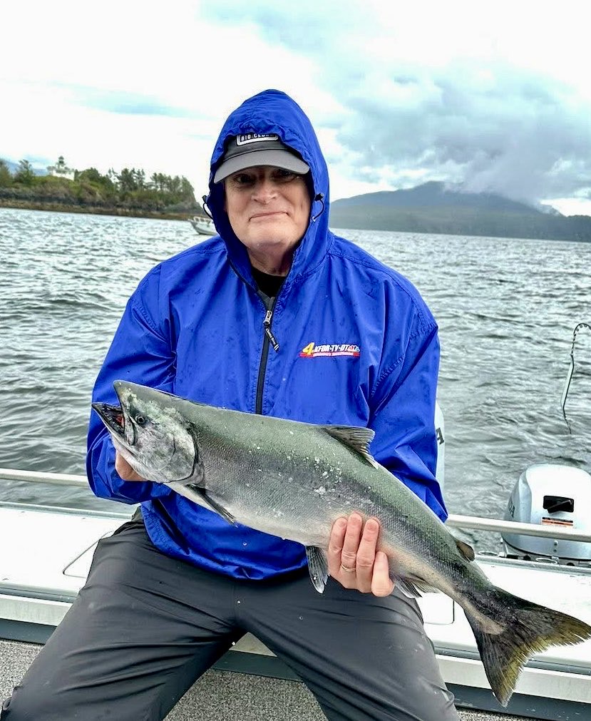 Had a great day fishing for King salmon in Alaska.