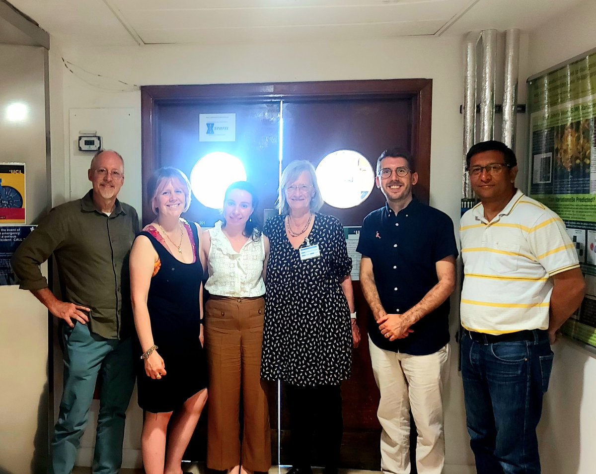 Prof Zoë Waller (@drzoewaller) on Twitter photo Congratulations on passing your PhD viva Dr Alexandrou! 🎊
Thank you to Mike Booth and Christine Cardin for examining
❤️ 💙 💜
<a href="/School_Pharmacy/">UCL School of Pharmacy</a>
<a href="/UCLLifeSciences/">UCL Faculty of Life Sciences</a>
<a href="/EffrosyniA/">Effrosyni Alexandrou</a>
<a href="/ChristineCardin/">Christine Cardin (X-ray crystallographer)</a>
<a href="/DrMikeBooth/">Michael Booth</a>
<a href="/GaryNPark01/">Gary Parkinson</a>
<a href="/shozeb_haider/">Shozeb Haider</a> Congratulations on passing your PhD viva Dr Alexandrou! 🎊
Thank you to Mike Booth and Christine Cardin for examining
❤️ 💙 💜
<a href="/School_Pharmacy/">UCL School of Pharmacy</a>
<a href="/UCLLifeSciences/">UCL Faculty of Life Sciences</a>
<a href="/EffrosyniA/">Effrosyni Alexandrou</a>
<a href="/ChristineCardin/">Christine Cardin (X-ray crystallographer)</a>
<a href="/DrMikeBooth/">Michael Booth</a>
<a href="/GaryNPark01/">Gary Parkinson</a>
<a href="/shozeb_haider/">Shozeb Haider</a>