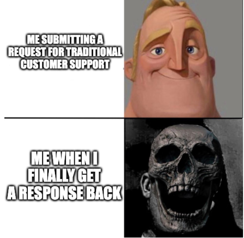 Traditional support got me aging like milk 🧓
Good thing we just dropped iMessage support. 

Learn more here: paymentlabs.io/blog/all/intro…

#CustomerSupport #Fintech #Payin #Payout #iMessage