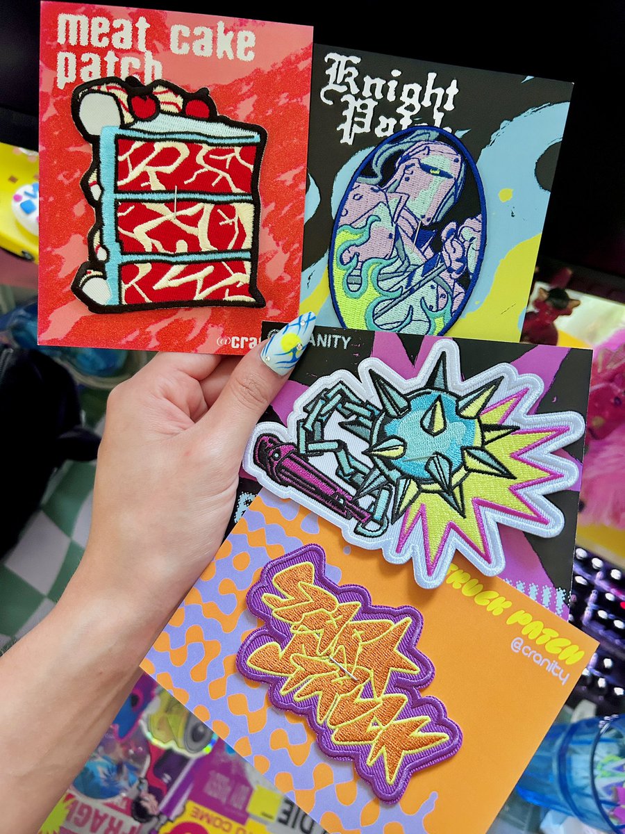 cranity's tweet image. patches!