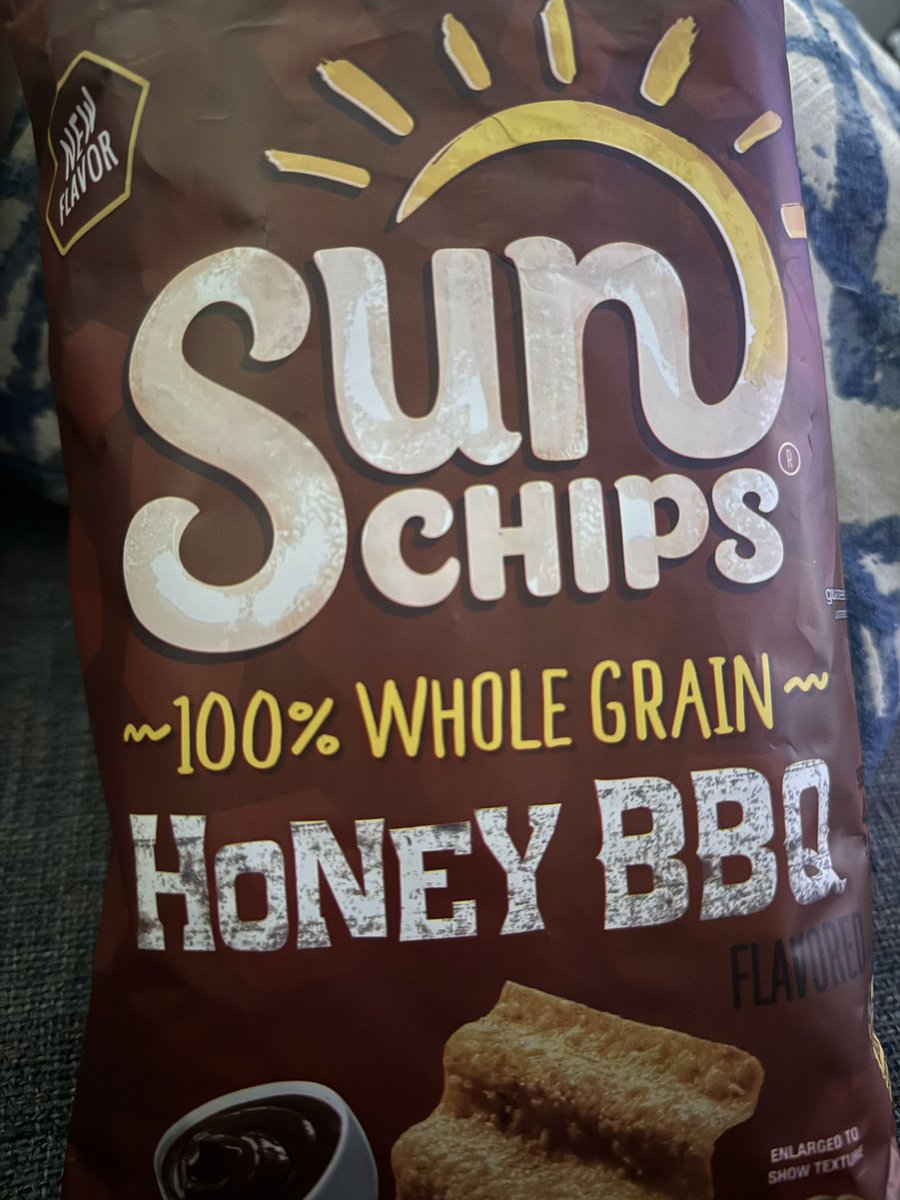 New Sun Chips Honey BBQ flavor just dropped and it is so goood!!