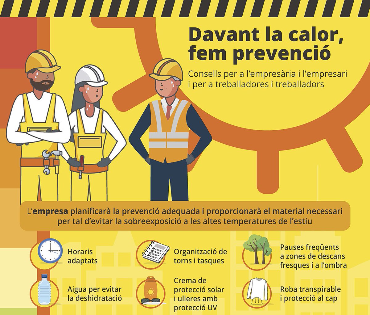 MercaferCoop's tweet photo. El mismo sol que incentiva el turismo en España, puede convertirse en algo letal si no se toman las medidas adecuadas al trabajar bajo altas temperaturas.🌞🔥
#altastemperaturas, @comercionosedentario, #prevencionolasdecalor, #mercadillos,
https://t.co/v5RPToxgsZ https://t.co/uugviZfPKN