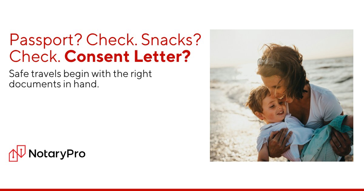 notaryprocanada's tweet image. A Travel Consent Letter helps keep things stress-free during border crossings. But when does your child actually need a letter? 

Learn when they require a letter and use our template to draft one in minutes👉 bit.ly/3TaHyWy #DocumentDrafting #LegalTech #Travel