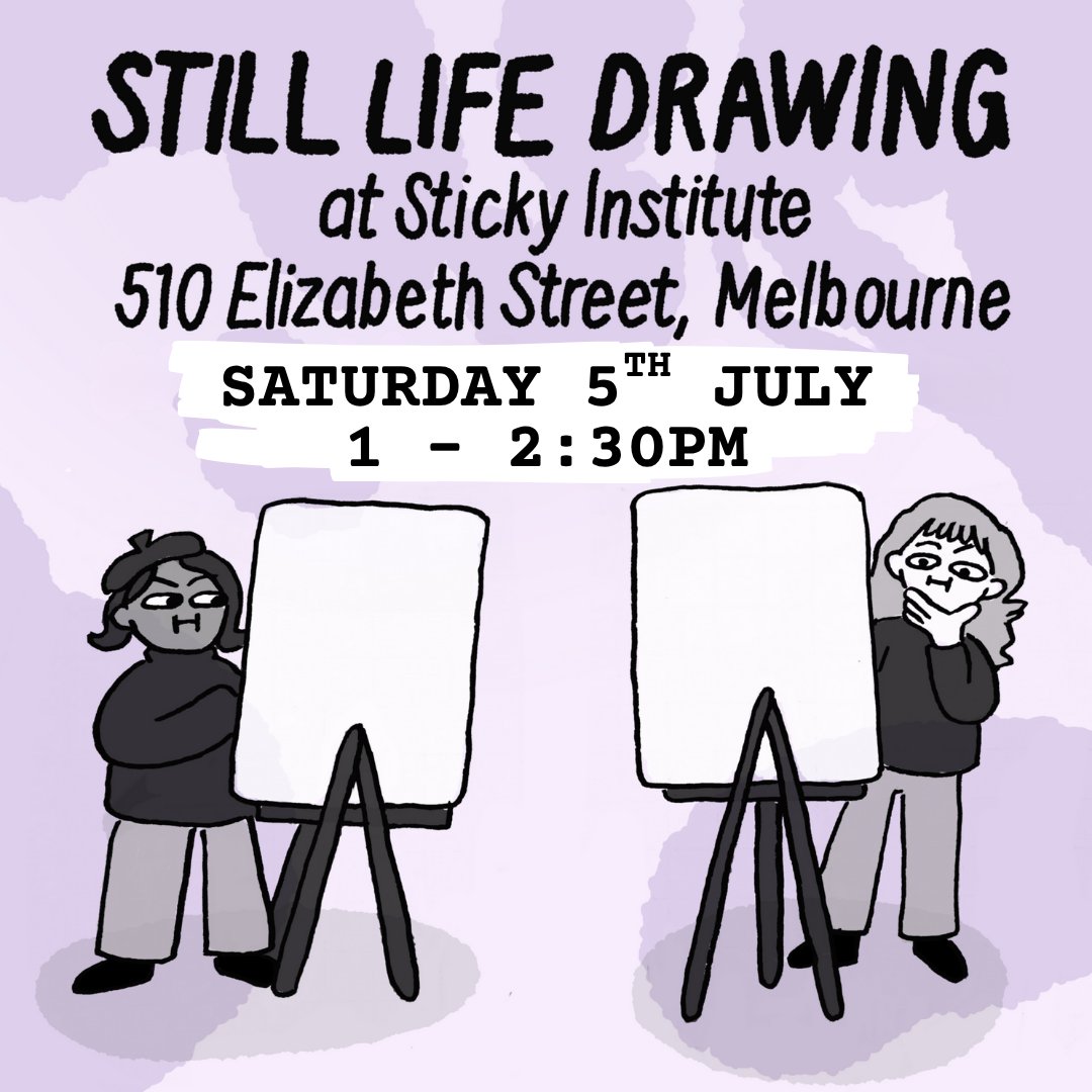 If you like drawing random things you're in luck! We will be hosting an afternoon of Still Life Drawing! All skill levels are welcome!

Attendees must be over 18+.

Book your spot for $10 here: events.humanitix.com/still-life-dra…