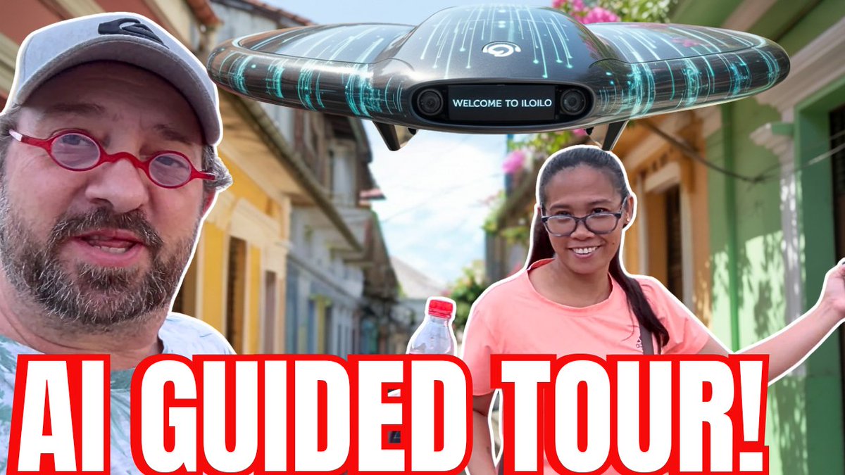 frankwaggoners's tweet image. AI Guided Us to Iloilo&apos;s Hidden Gems! 🤖🇵🇭

Curious to see where the AI took Frank and Fel of the Philippines? Watch our latest video in our channel: Frank and Fel of the Philippines 

#IloiloCity #AITour #PathLessTraveled #FrankAndFel  #ExpatLifePH