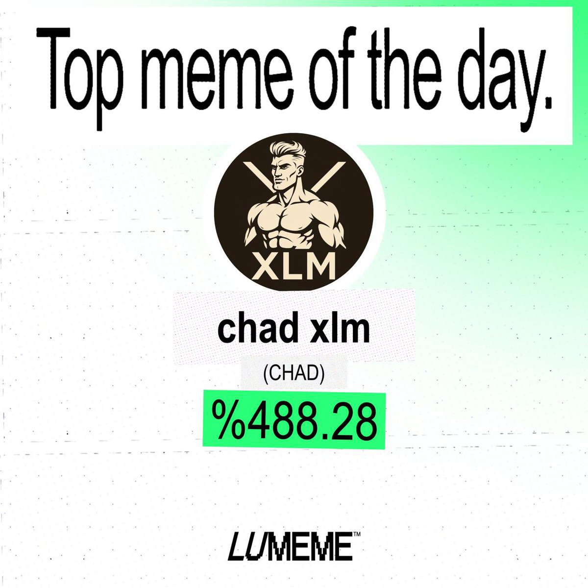 ChadXlm's tweet photo. #Lumeme has some big $Chad !! https://t.co/NCDLCWgo9P