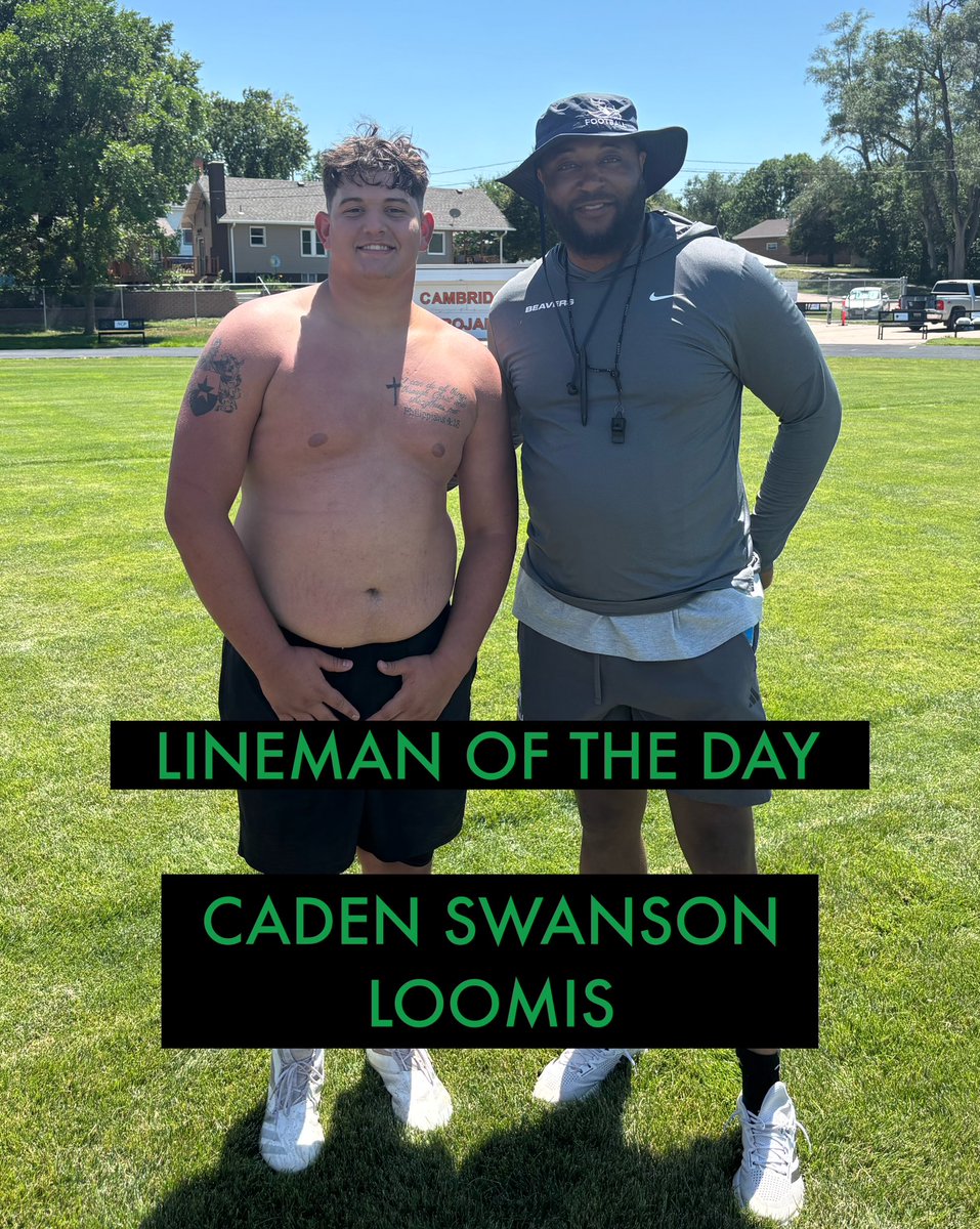 Epic Football (@epicteamcamps) on Twitter photo Mack truck 🛻 coming through!! #ScottPorterAward #epicfootballcamps
Nice work <a href="/loomiswolves/">Loomis Wolves</a> Mack truck 🛻 coming through!! #ScottPorterAward #epicfootballcamps
Nice work <a href="/loomiswolves/">Loomis Wolves</a>