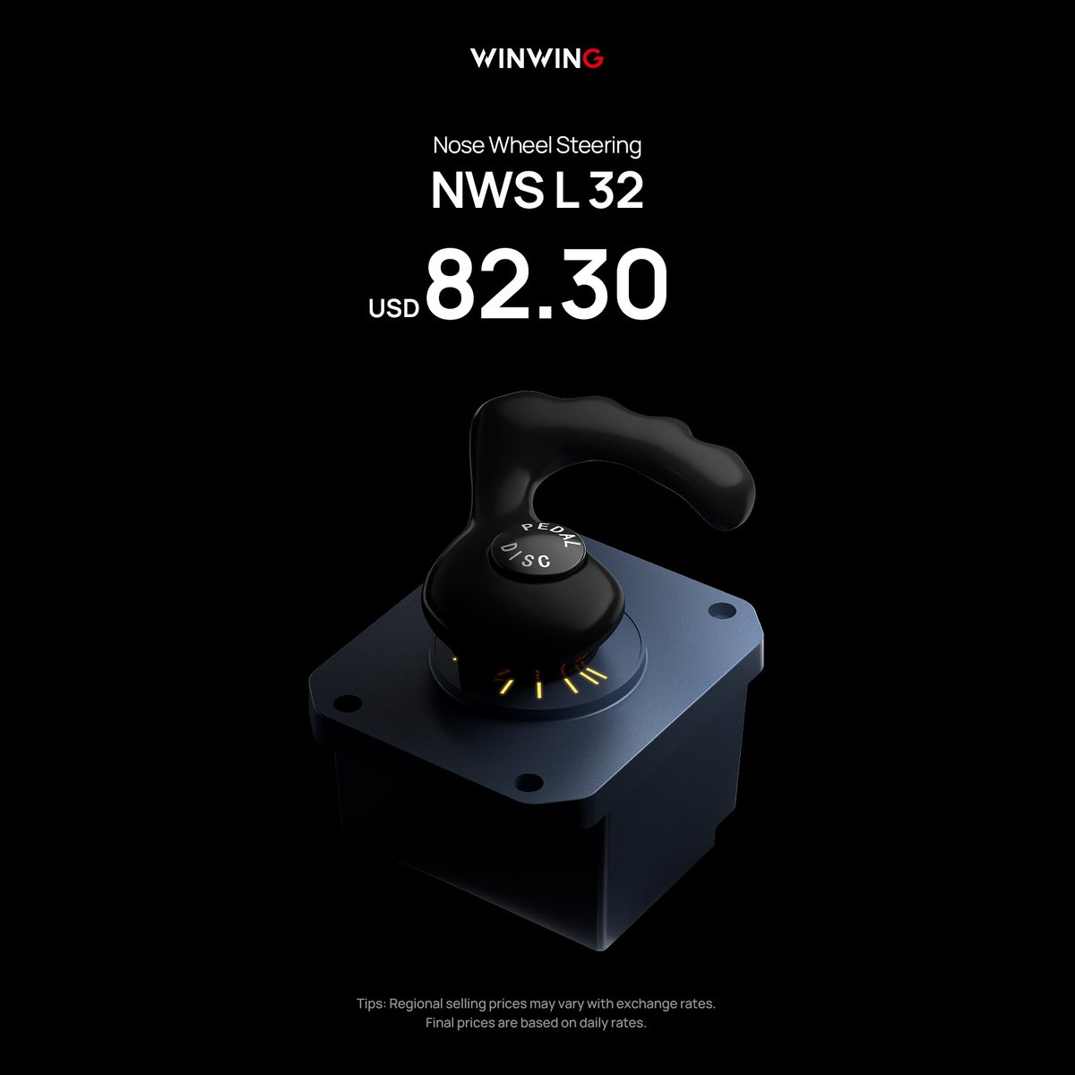 Advancing Towards Training-Level Full Cockpit

WINWING New NWS L 32 (NOSE WHEEL STEERING): 
- Full-Structure Molded Design
- Authentic Realistic Aircraft Control Feel
- All-in-one design with WINWING desk mount support
- NWS L 32 Intro Price: $82.30 USD

#WINWING #Tiller #MIP