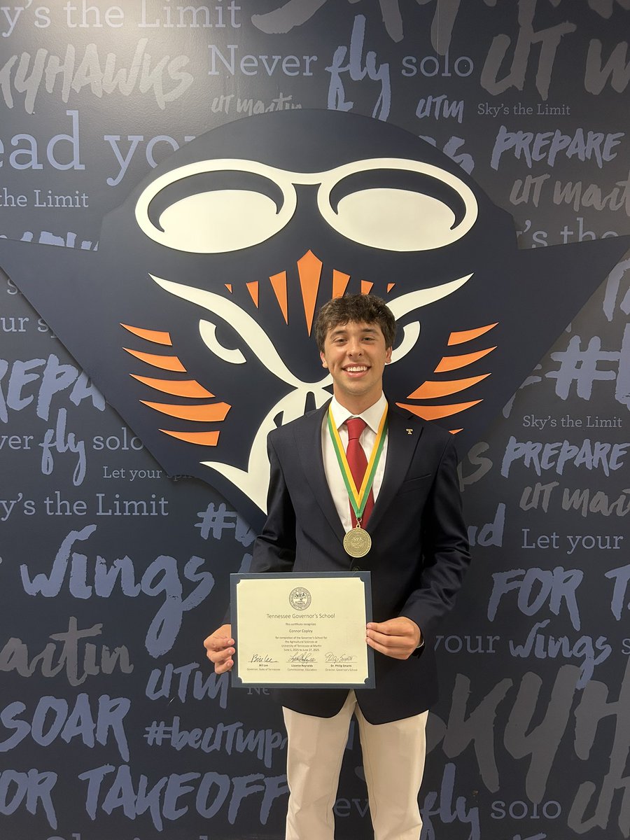 Congratulations to our Chapter President Connor Copley on his graduation from the Tennessee Governor School for the Agricultural Sciences! <a href="/RuCoCTE/">RuCo CTE</a> <a href="/RiverdaleHighTN/">Riverdale HS</a>