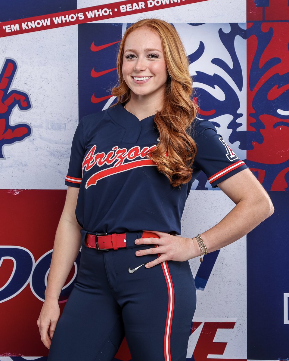 ArizonaSoftball's tweet image. wishing a very happy birthday to one of our newest Wildcats, Addison! 🥳