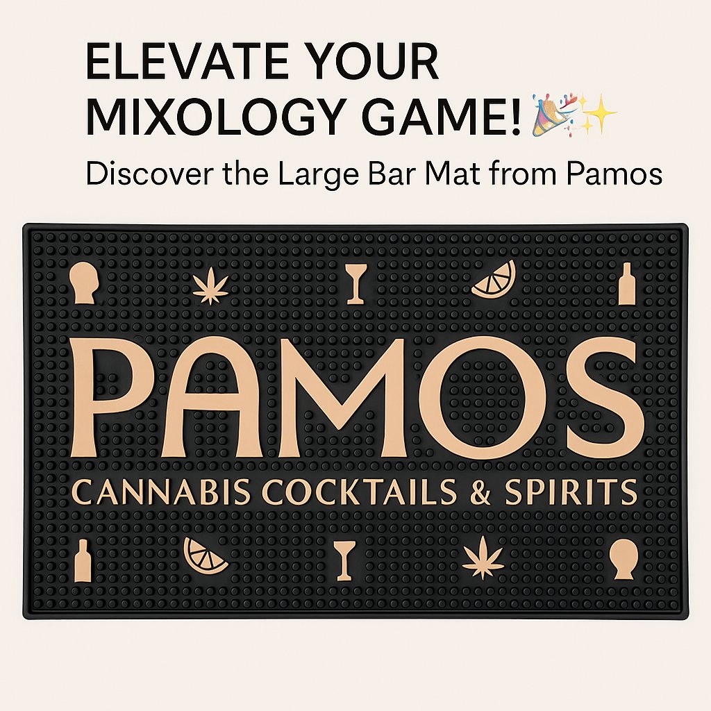 VibingLegally's tweet image. Legally Vibing Product of the Day: Meet the Large Bar Mat from Pamos! This essential accessory is perfect for your cannabis cocktails and spirits, ensuring a clean and stylish presentation. Ideal for any bar setup, it not only serves a functional purpose but adds a touch of…