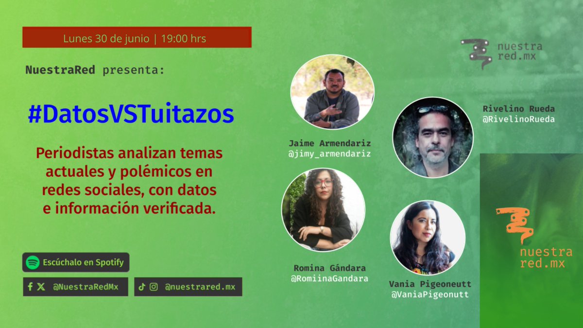 Nuestras y nuestros periodistas analizarán el tema sobre el conflicto entre Irán e Israel; los desastres naturales y sobre el Poder Judicial en México. 

Escucha a Vania Pigeonutt, Rivelino Rueda y a Jaime Armendáriz, de la mano de Romina Gándara y combatamos las Fake News.