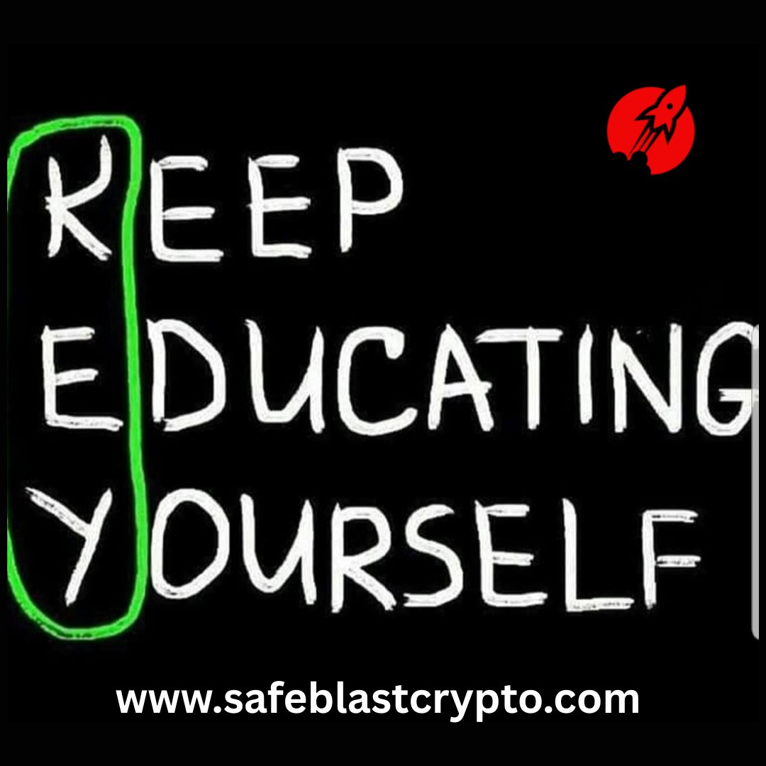 When everything else fails, your knowledge stays. This is true in crypto and in life. When all else fails, it's your knowledge that will be the key to getting you back up and help you navigate the tough roads.

#SafeBLAST #BLAST #Crypto $BLAST #Friday #SquidGame #SquidGame3
