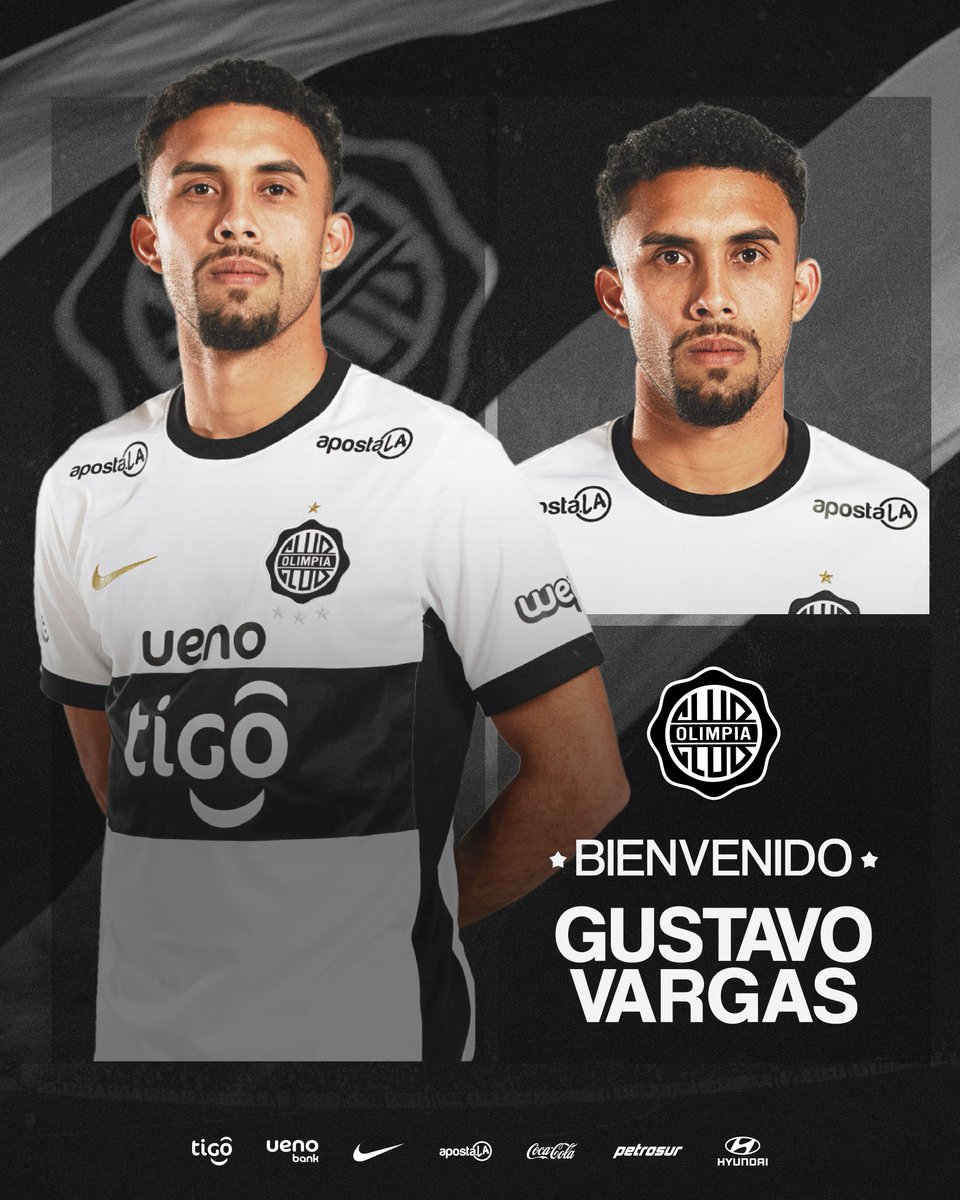 ☑️ 𝐆𝐔𝐒𝐓𝐀𝐕𝐎 𝐕𝐀𝐑𝐆𝐀𝐒 𝐄𝐒 𝐃𝐄 𝐎𝐋𝐈𝐌𝐏𝐈𝐀.

Presencia, juego aéreo, velocidad.

El zaguero central se pone la Franja Negra y promete dejar la vida por la camiseta.

¡Bienvenido a tu nueva casa, Tutu! ⚔️

#SoyDelOlimpia ⚪️⚫️⚪️
