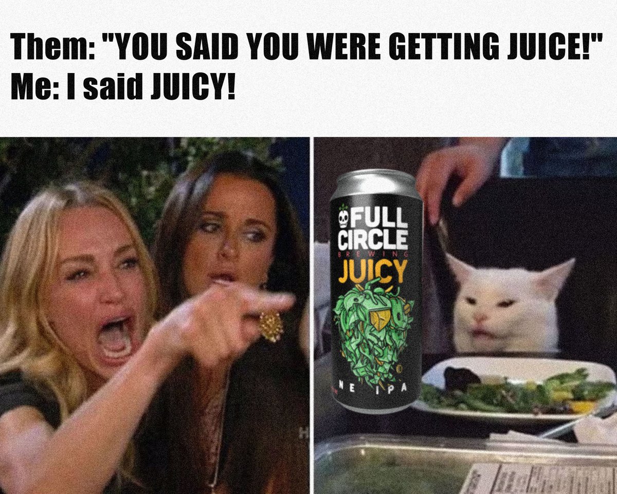 When brunch plans turn into beer plans real quick. 🍻 

Find Juicy near you: bit.ly/findfcb
#JUICYIPA #FullCircleBrewing #ProtectYourVibe #YouGotTheJuiceNow