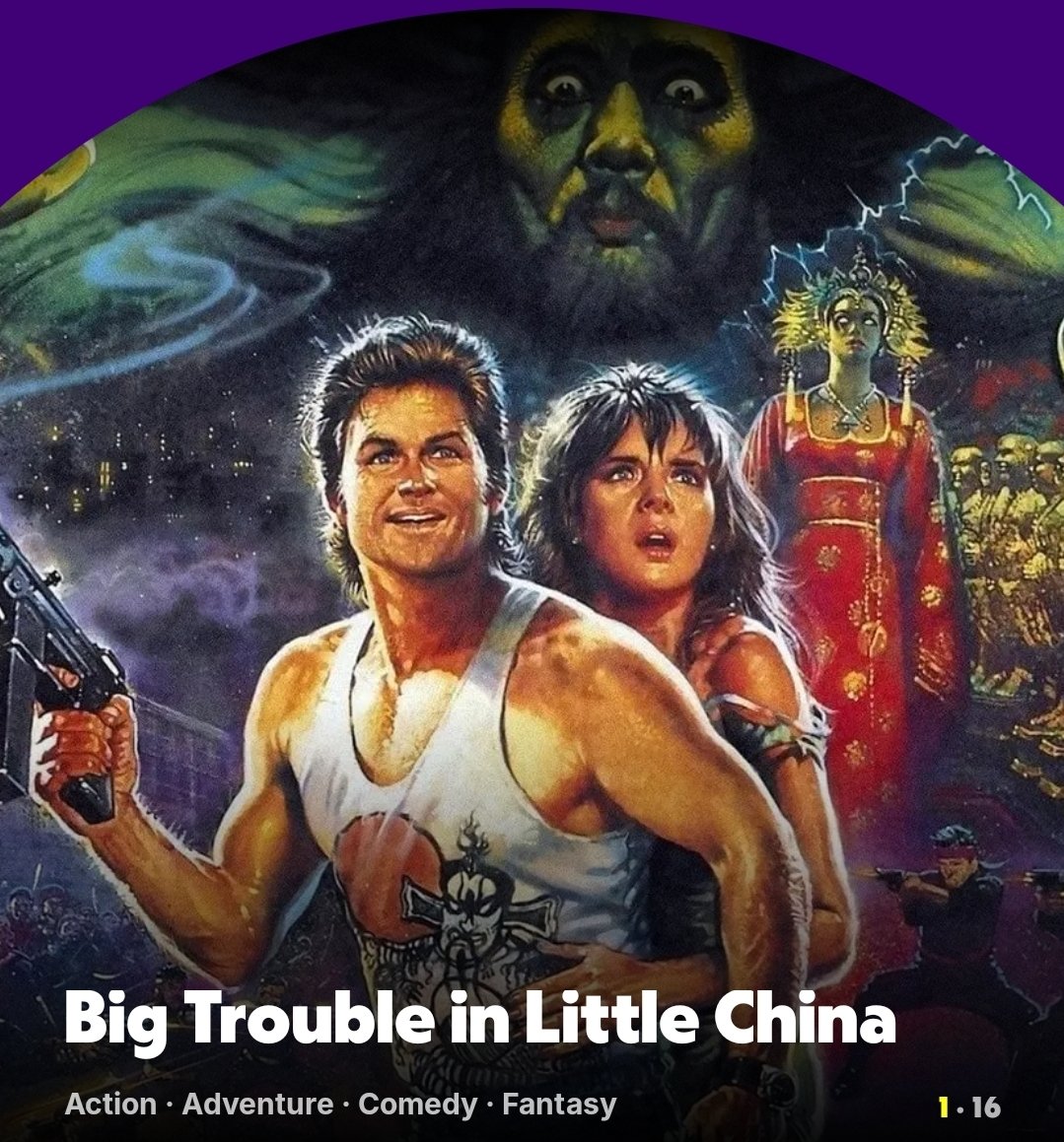 Didn't realize <a href="/KyleBrandt/">Kyle Brandt</a> modled for this Big Trouble in Little China Art.