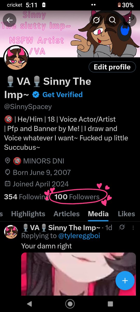 🎙️VA🎙️Sinny The Imp tweet media