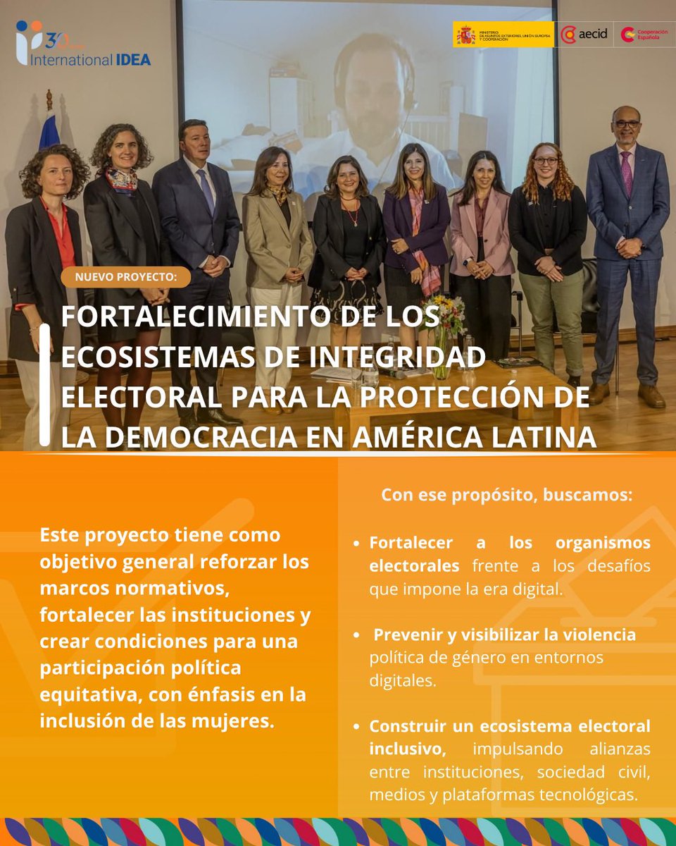 El proyecto trabaja junto a autoridades electorales, organizaciones de la sociedad civil y medios de comunicación para enfrentar riesgos políticos, tecnológicos y de género que amenazan los procesos democráticos.

Porque cuidar la integridad electoral es defender la