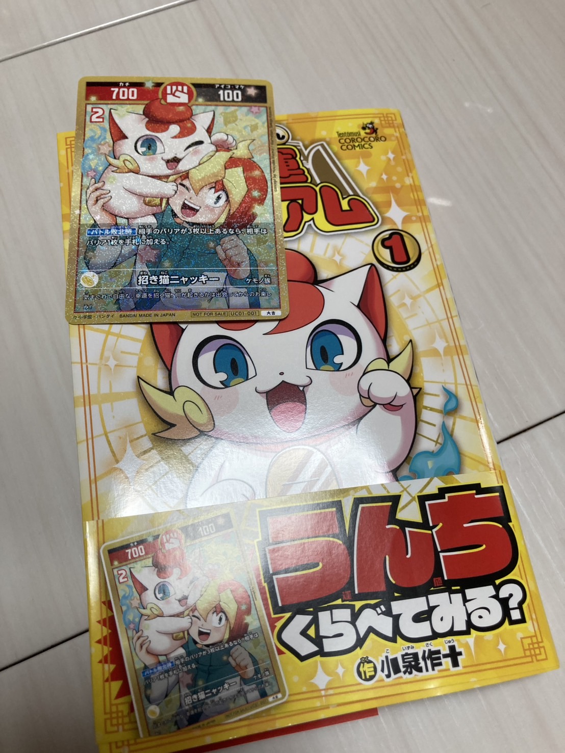 ア*ヌ様 バンダイ 開運コロシアム 極楽ニャッキー シリアルNo.077 ア*ヌ様 バンダイ 開運コロシアム 極楽ニャッキー シリアルNo
