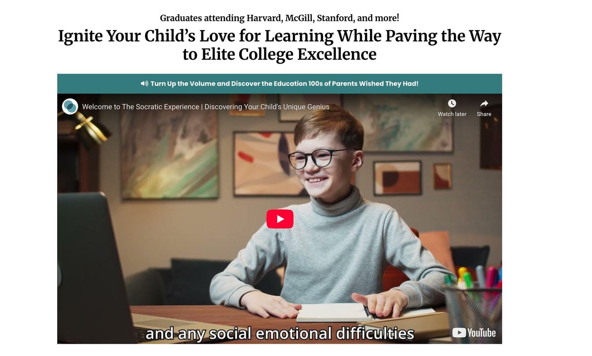 Your child can enter elite colleges without the stress of taking too many AP classes, completing heavy homework, or facing constant pressure to perform.

🚧 Two problems

• Lost rigor? You worry that a passion-focused education means weaker academics. 

• Too much pressure. You