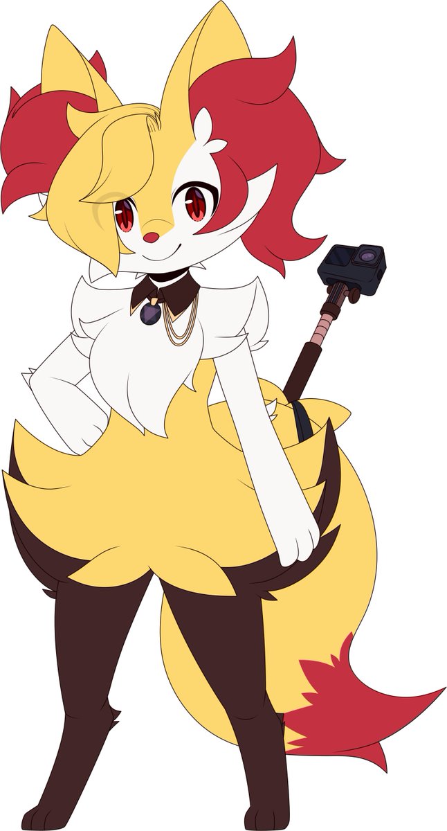 I've always been changing and updating his design a lot, because I always felt that I could do it better with each new drawing, although it was not necessary, I personally wanted to always adapt him to the improvement of my artistic level that I was having with the pass of time