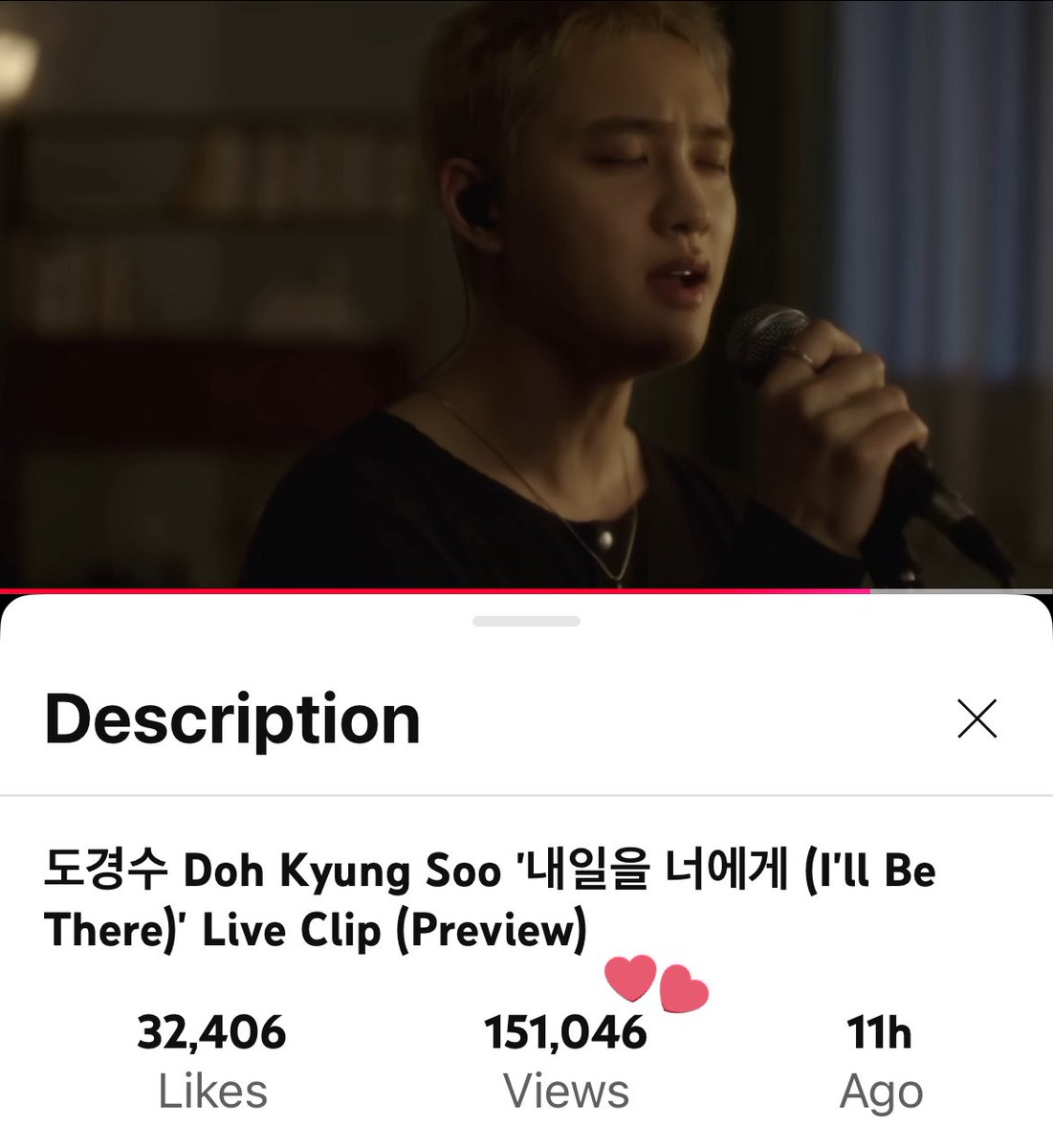 가수 도경수 
이거 너무 좋은거임 😍😍😍

내일을 너에게
I’ll Be There

Live Clip (Preview)
🎙️🎙️🎙️ youtu.be/ODaPuNcYCC0?si…