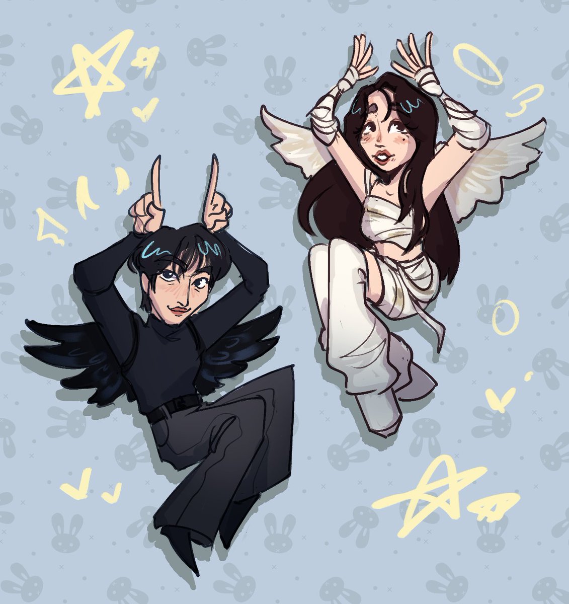 they can be ur devil or ur angle...
#ateez #artms #loonathefanart