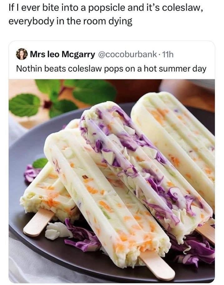 When you need a custom made frozen treat for the summer.