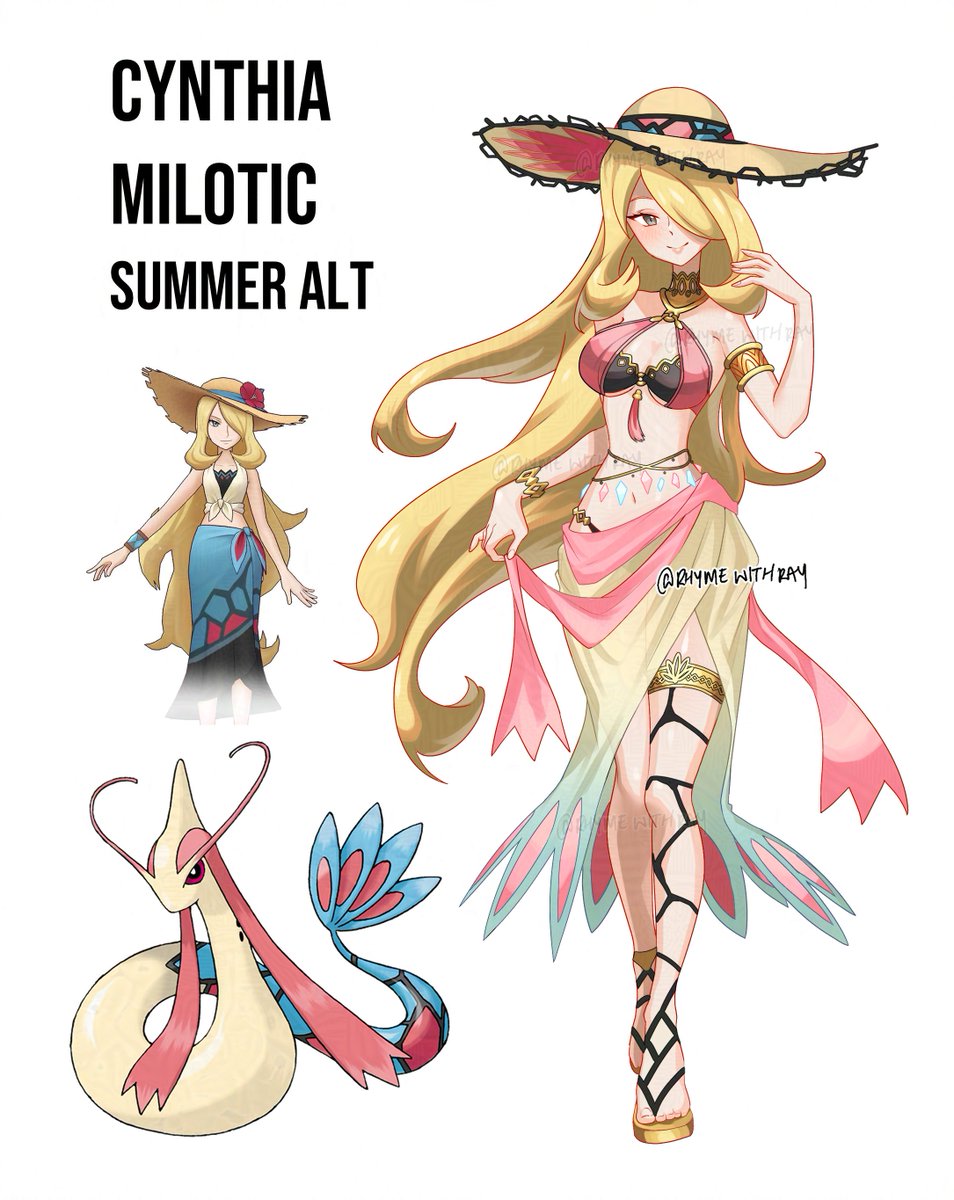RhymeWithRay's tweet photo. ☀️🌊CYNTHIA MILOTIC SUMMER ALT but have you seen ME do it (now you have) https://t.co/Sx88emeBFO