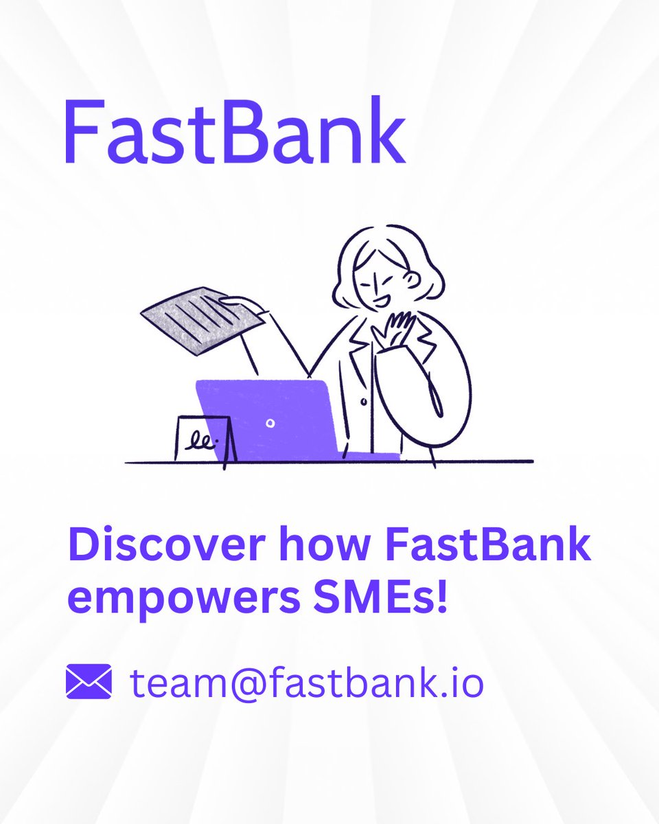 FastBank_io's tweet photo. MSMEs = 90% of businesses &amp; up to 70% of global jobs!
On #MSMEDay, we celebrate their impact — and support them with tools that simplify payments &amp; accelerate closing.

Grow smarter with FastBank.
💻 https://t.co/bkKjQej7uq | 📩 team@fastbank.io

#SMEs #FastBank #FinanceTools https://t.co/6QZVD1ddPs