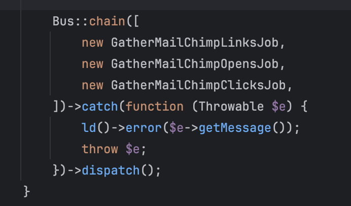 codingditto's tweet photo. I feel like I am finally starting to understand Buses. I can finally stop scheduling 10 jobs with 15m gaps.   #laravel #Laravel #php https://t.co/PUa5oHN10s