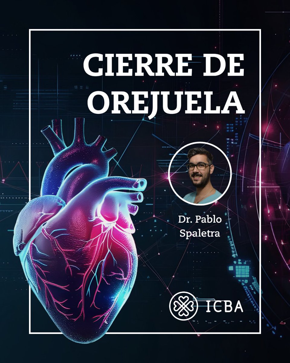 ICBA Instituto Cardiovascular (@icbaonline) on Twitter photo 🎙️ “Cierre de Orejuela” es el episodio 27 de nuestro Podcast ICBA
🩺 Experto: Dr. <a href="/pablospaletra/">pablospaletra</a>
🧑🏻⚕️Entrevistador: Dr. <a href="/DRalbertoalves/">Alberto Alves</a>
🔗 Link del episodio completo: open.spotify.com/episode/4asTCN… 🎙️ “Cierre de Orejuela” es el episodio 27 de nuestro Podcast ICBA
🩺 Experto: Dr. <a href="/pablospaletra/">pablospaletra</a>
🧑🏻⚕️Entrevistador: Dr. <a href="/DRalbertoalves/">Alberto Alves</a>
🔗 Link del episodio completo: open.spotify.com/episode/4asTCN…