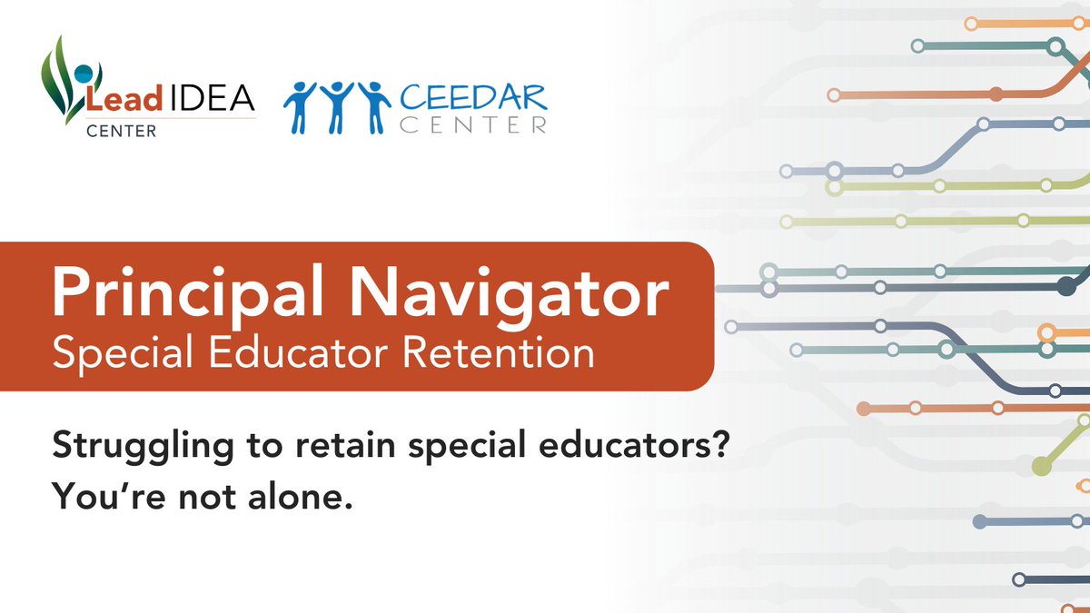 CeedarCenter's tweet image. School leaders, struggling to find & keep special educators? The new Principal Navigator Tool highlights 6 pressing retention issues and how principals can proactively address them. Explore school stories & toolkits with real solutions! lead-idea.org/navigator/rete…